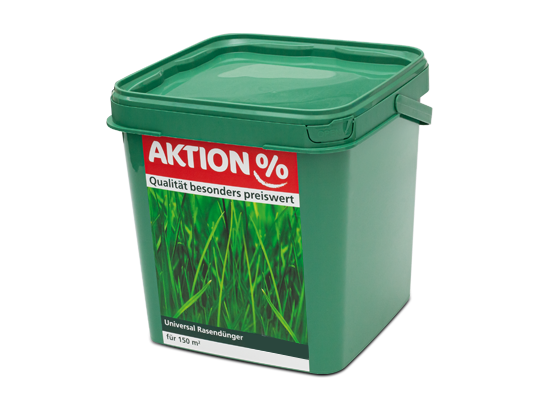 Fertiliser bucket lawn from post-consumer recyclate