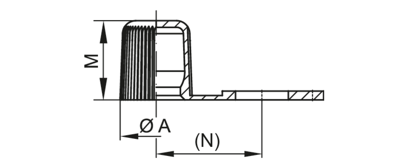 Dibujo de un engrasador - GPN 980 Forma B