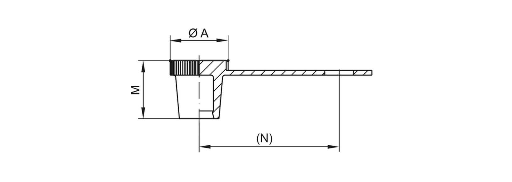 Dibujo de un engrasador - GPN 985 Forma B