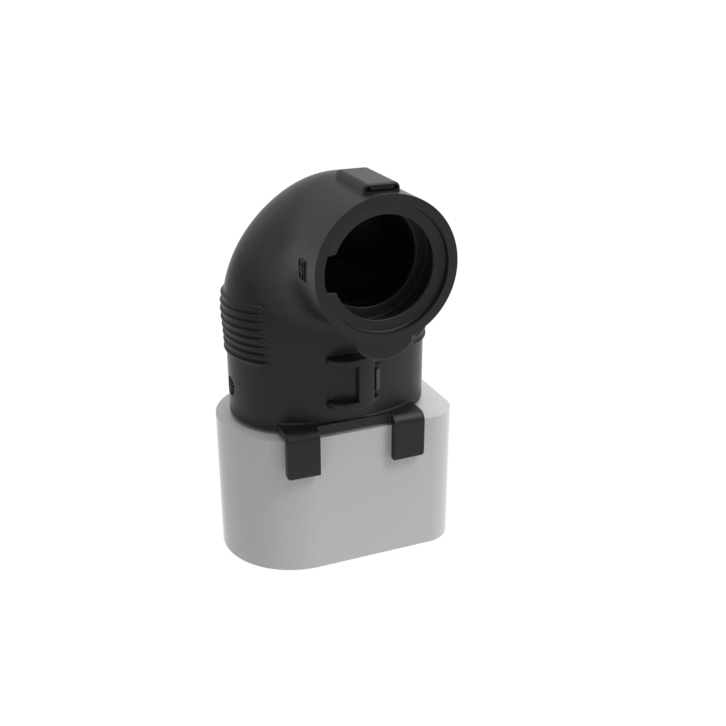 Plug cap, installation with plug, form C