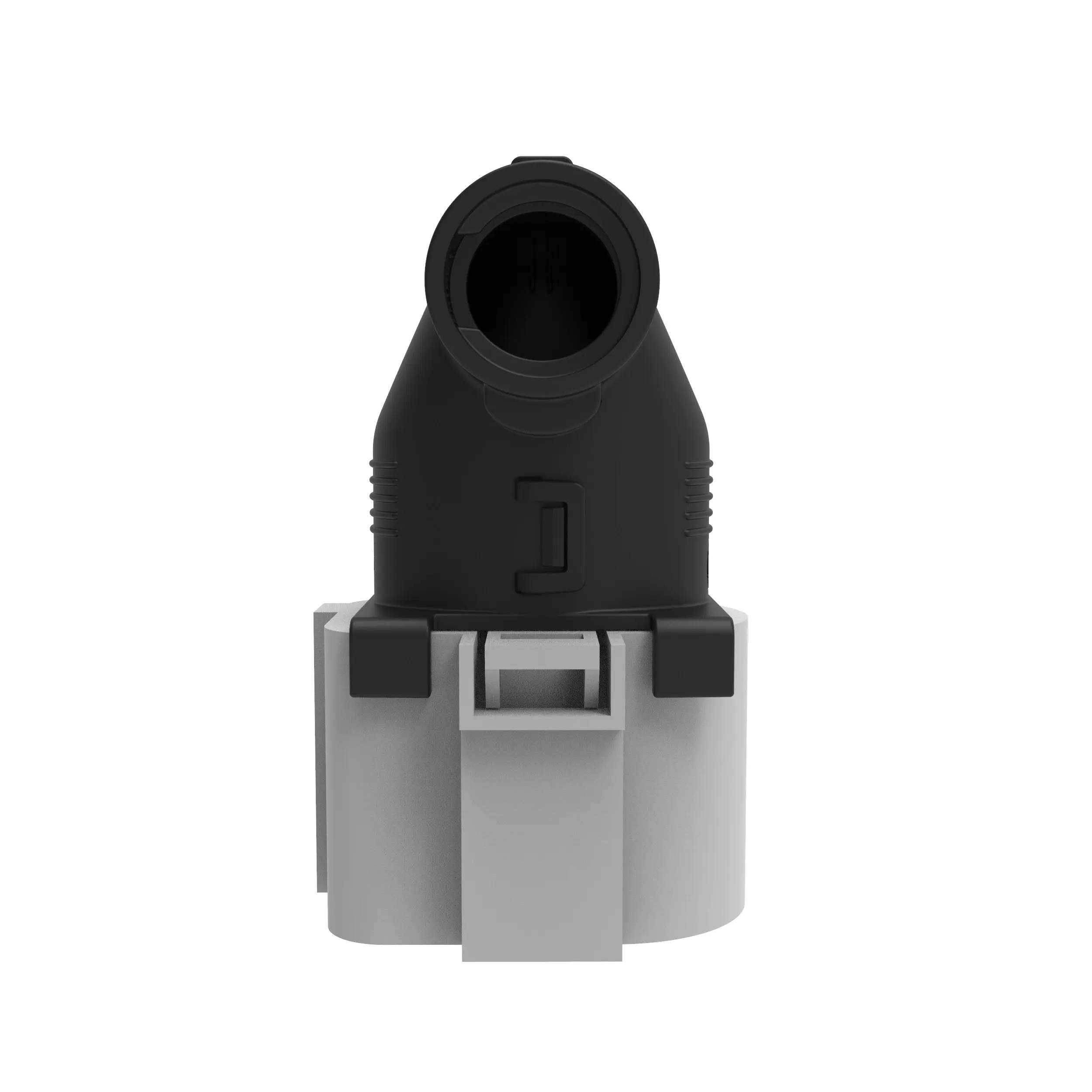 Capuchon de connecteur, blindage avec connecteur, forme C