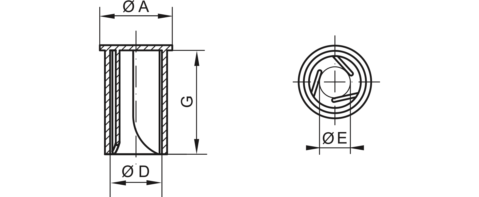 Zeichnung Schutzhülsen - GPN 207