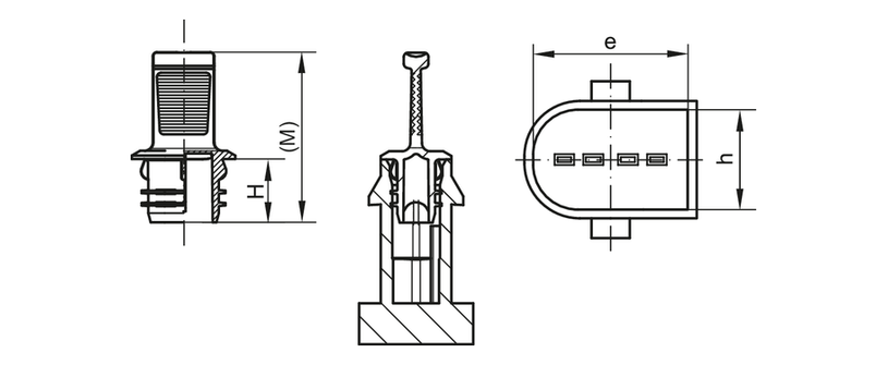 Drawing sealing plugs - GPN 351 Form B