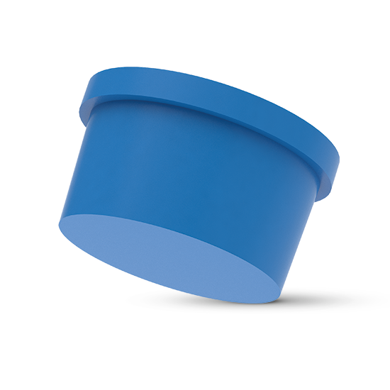 Tapones cónicos - GPN 500 de material 100% reciclado postconsumo (PCR-PE)