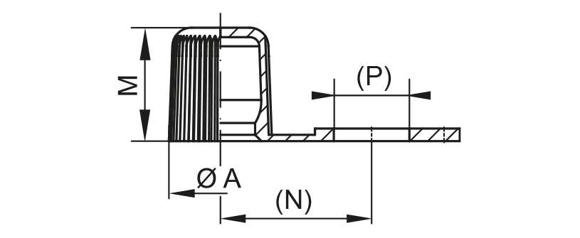 Dibujo de un engrasador - GPN 980 Forma B