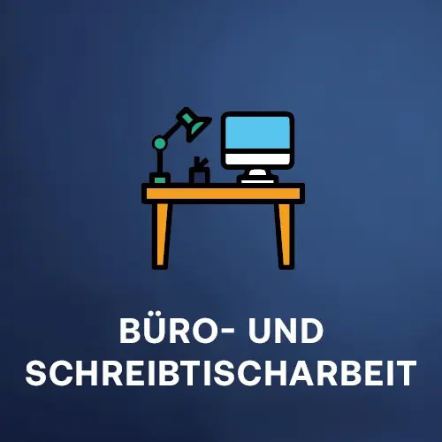 Büro und Schreibtisch