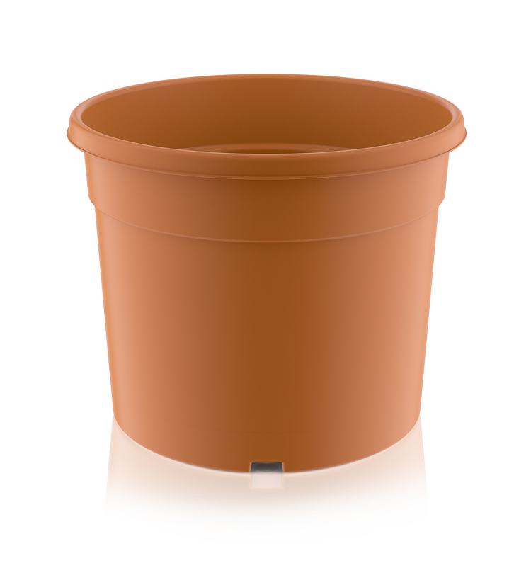 Round pot, plant pot, container