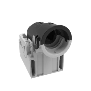 Steckerkappe,  Verbau mit Stecker, Form E