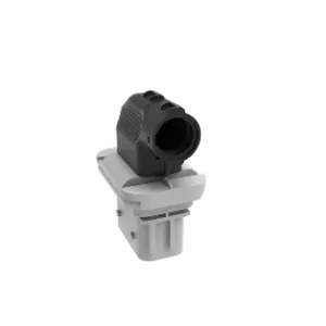 Steckerkappe,  Verbau mit Stecker, Form B