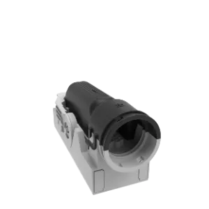 Steckerkappe,  Verbau mit Stecker, Form E