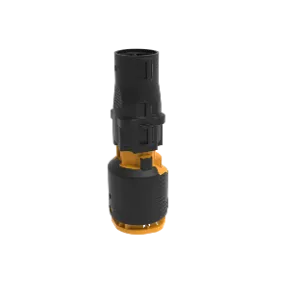 Steckerkappe, Verbau mit Stecker, Form A