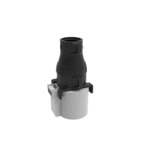 Steckerkappe, Verbau mit Stecker, Form A
