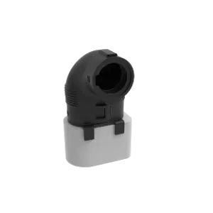 Plug cap, installation with plug, form C