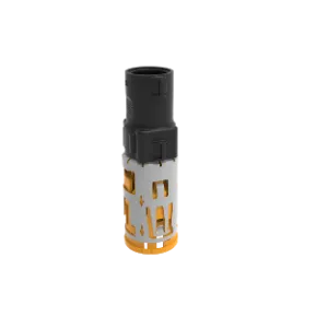 Steckerkappe, Verbau mit Stecker, Form A