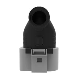 Capuchon de connecteur, blindage avec connecteur, forme C