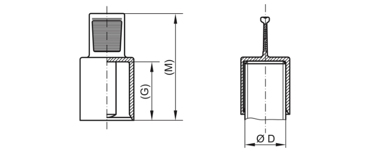 Zeichnung Griffkappe - GPN 215