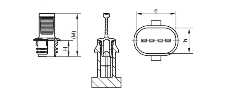 Drawing stopping plug - GPN 351 Form A