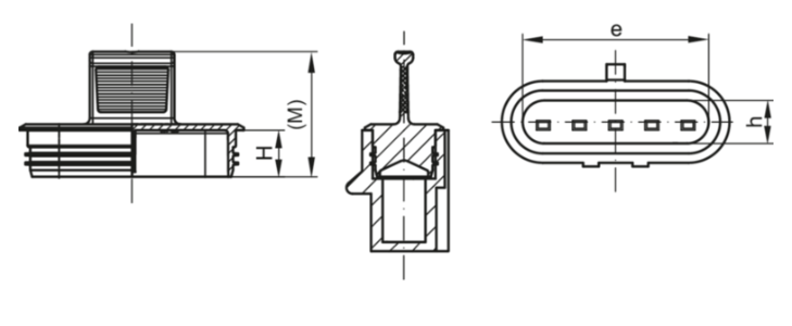 Dibujo Protección de contacto Superseal - GPN 362