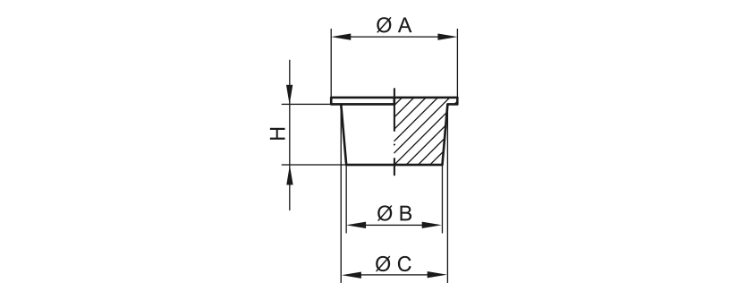 Drawing taper plugs - GPN 500