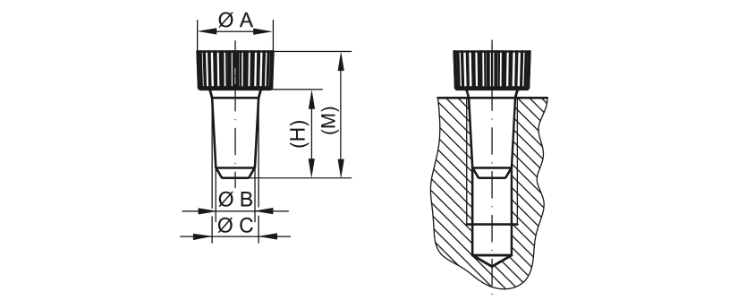 Dessin éléments de vissage - GPN 551