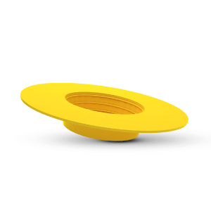 Flange covers - GPN 650 Form A as recycled blend (PCR-PE / PE-LD)