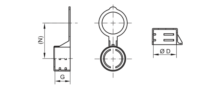 Drawing quick release fasteners - GPN 940