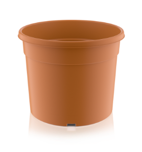 Round pot, plant pot, container