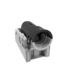 Steckerkappe,  Verbau mit Stecker, Form E