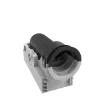 Steckerkappe,  Verbau mit Stecker, Form E
