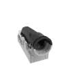 Steckerkappe,  Verbau mit Stecker, Form E