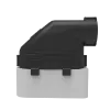 Capuchon de connecteur, blindage avec connecteur, forme B