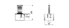 Drawing cable end cap - GPN 220