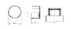 Drawing screw cap with sealing washer - GPN 804