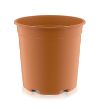 Round pot, plant pot, container