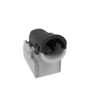 Steckerkappe,  Verbau mit Stecker, Form E