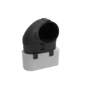 Plug cap, installation with plug, form C