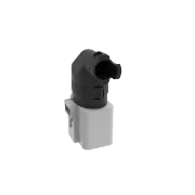 Plug cap, installation with plug, form B