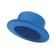Protective elements cap - GPN 950 made of 100% post-consumer recyclate (PCR-PE)