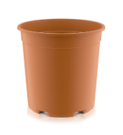 Round pot, plant pot, container