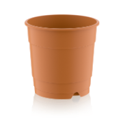 Round pot, plant pot, container