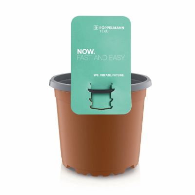 VCG 13K   true loop-closing thermoformed round pot with label slots