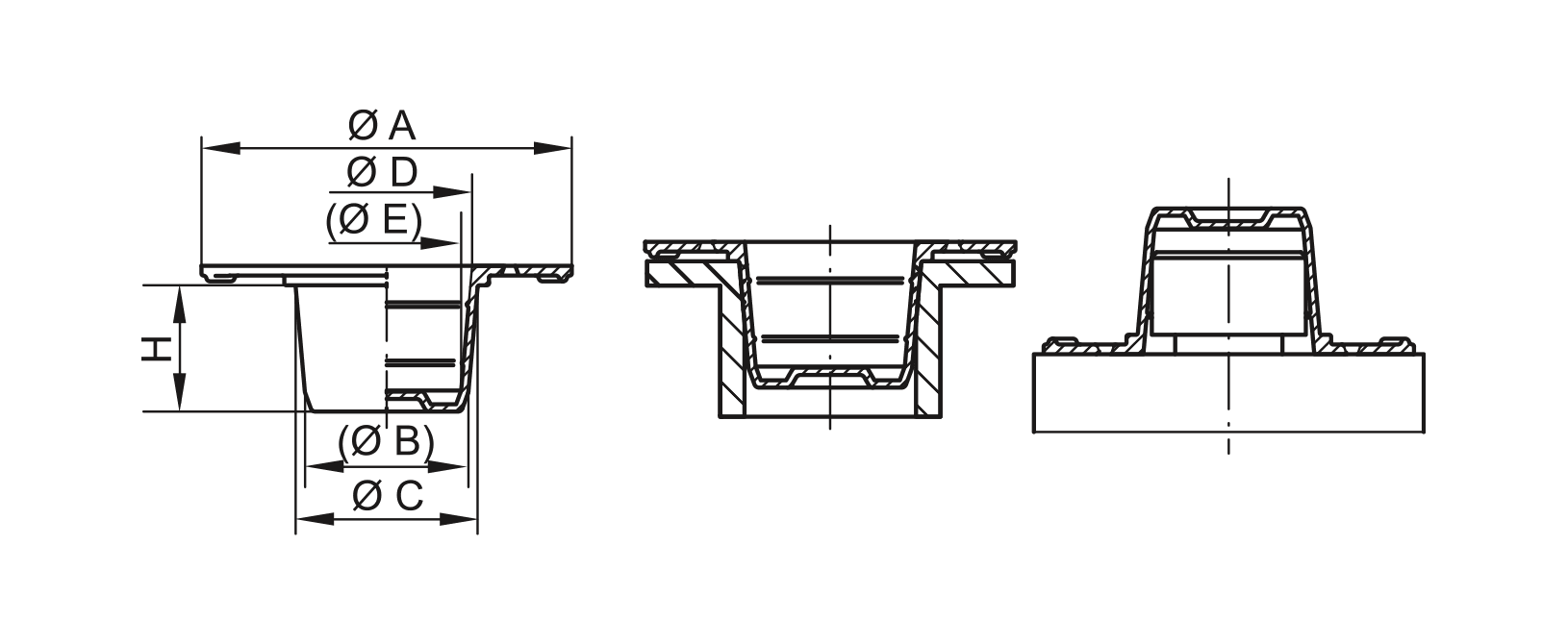 Zeichnung Universalschutz - GPN 615