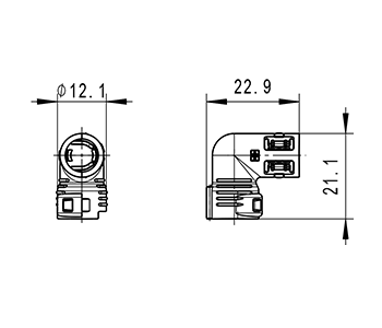 Konstruktionszeichnung, construction drawing, Steckerkappe, dress cover, Tyco SuperSeal, P4C 88000001598-P4CCL027-TABC030.png