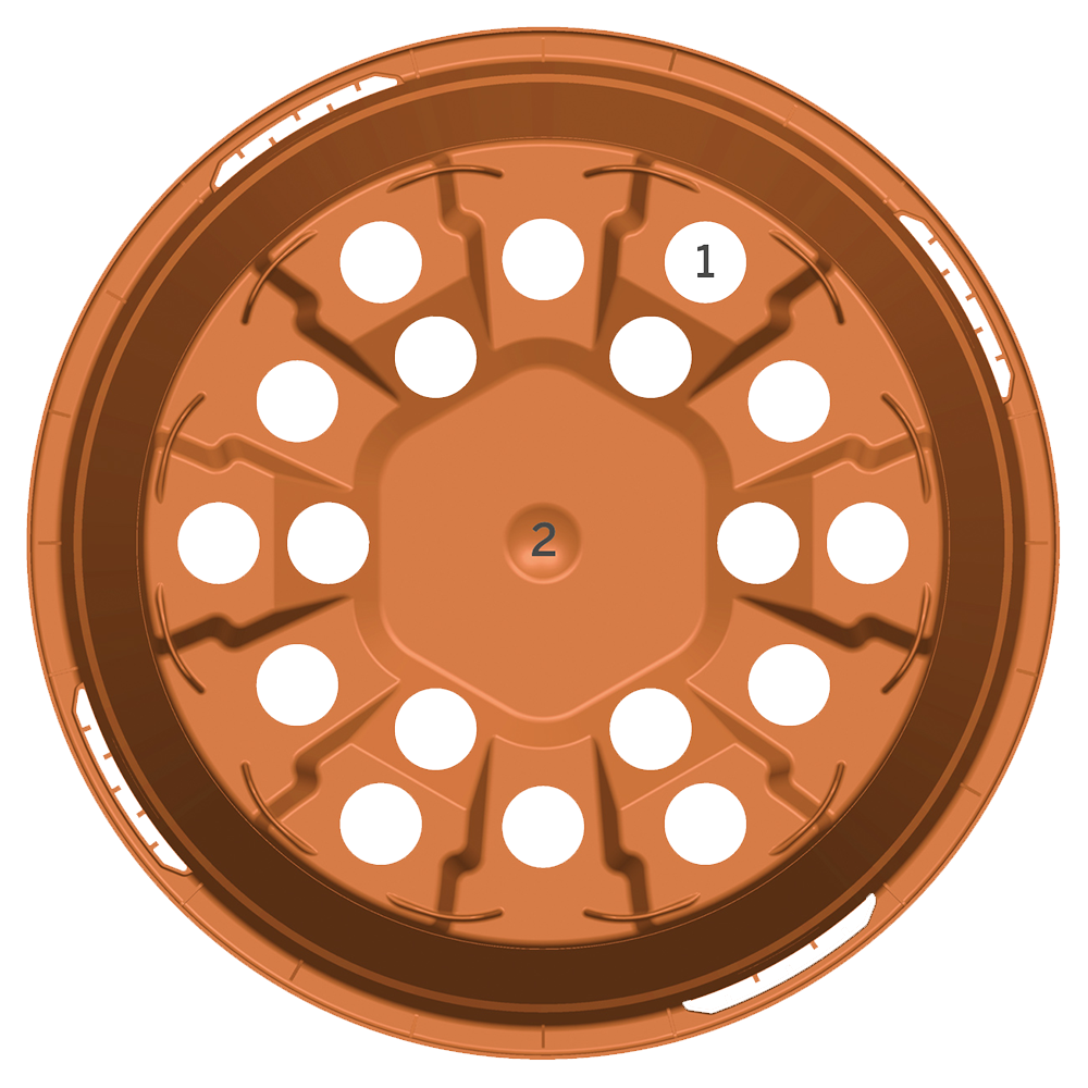 Multiloch-Sternboden XI-1