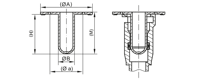 Zeichnung QC-Stopfen - GPN 245 Form B CAD f?r Website