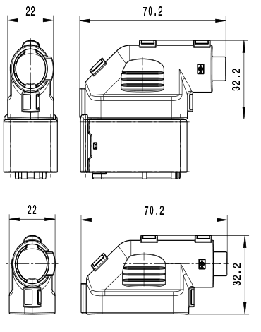 Konstruktionszeichnung, construction drawing, Steckerkappe, dress cover, Tyco HDSCS, P4C 11872670000-P4CCR013.png