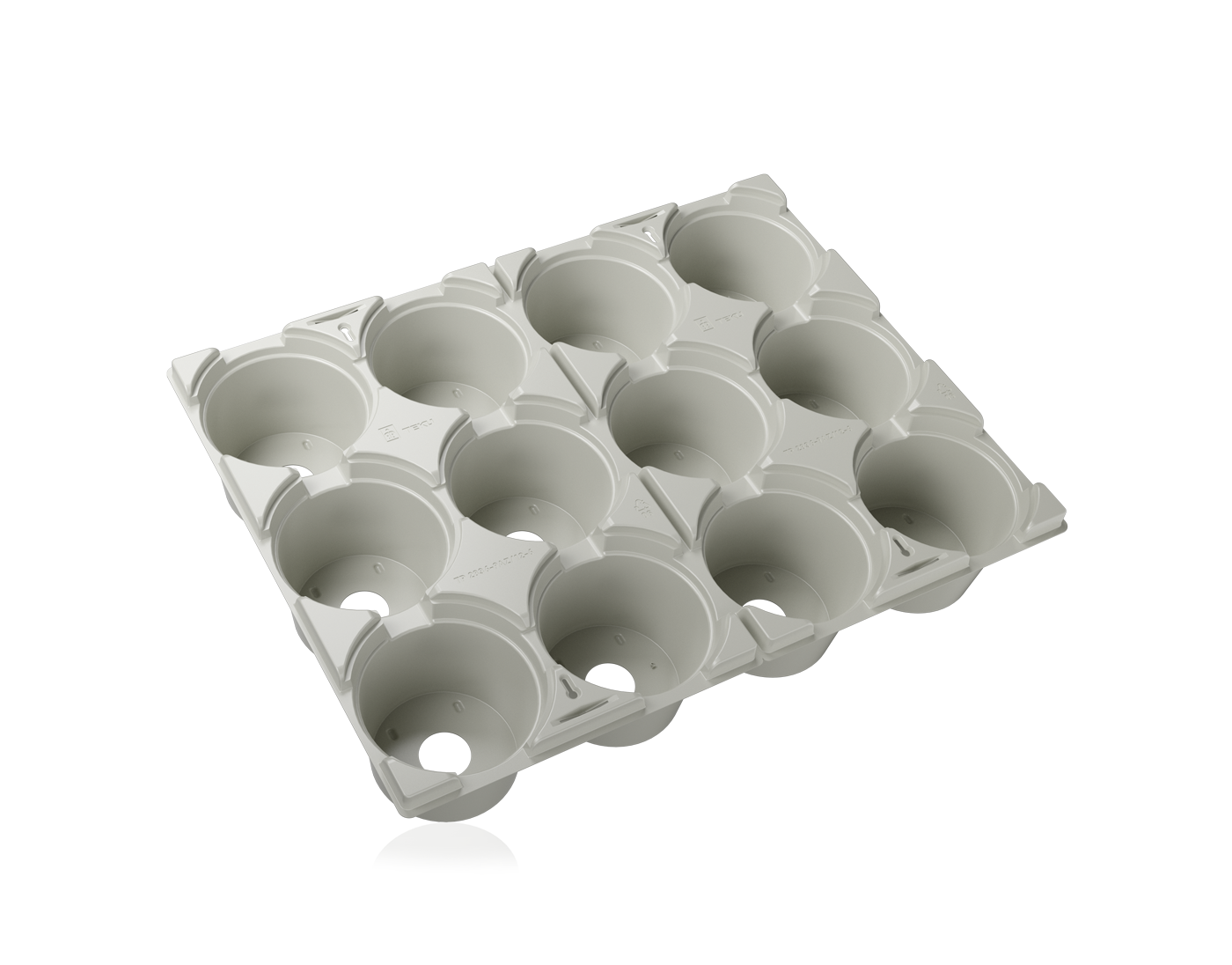 TP 2836-9AZ/12-6 PCR Recyclable naturgrau 11308650705