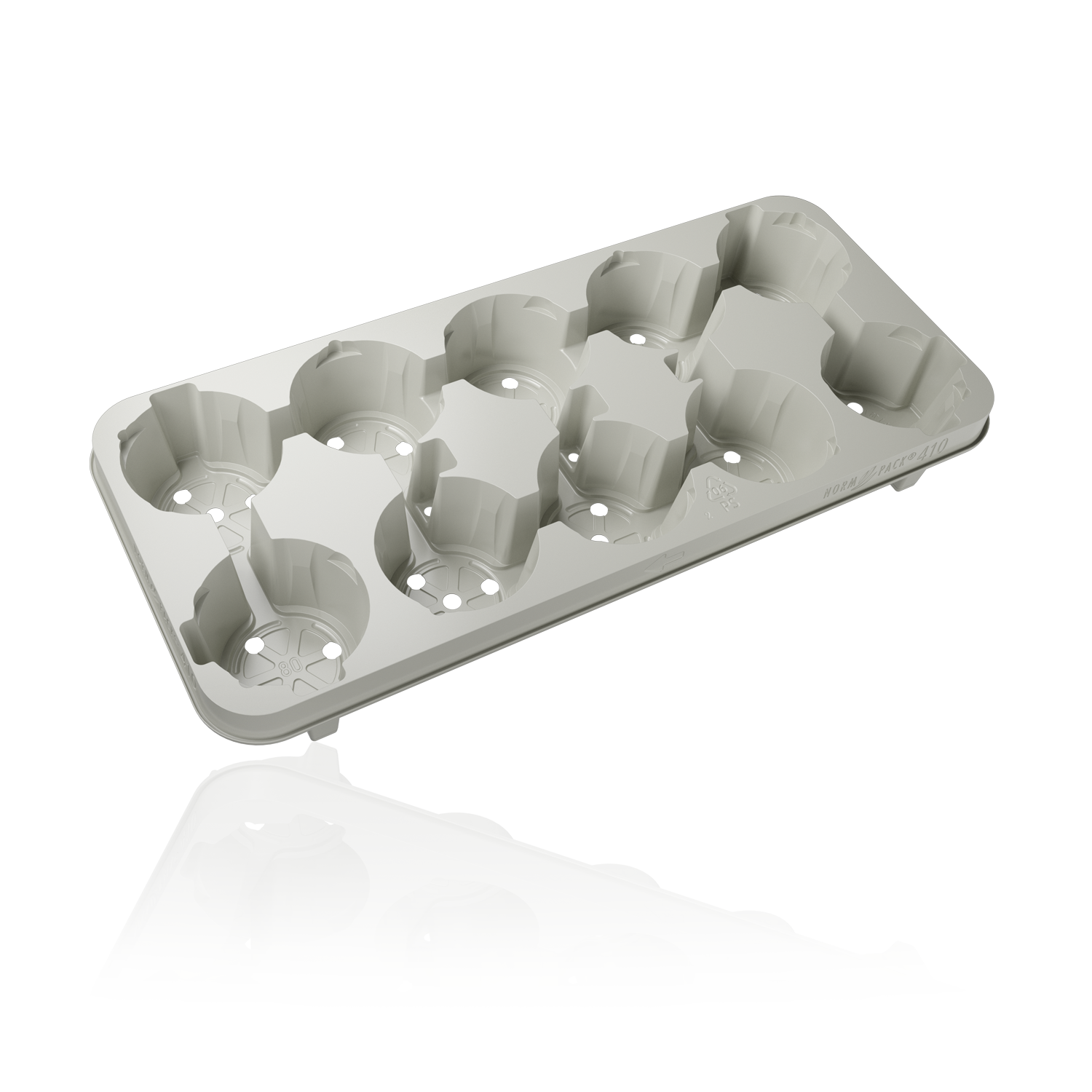 Normpack 410 D PCR Recyclable naturalgrey 11306620704