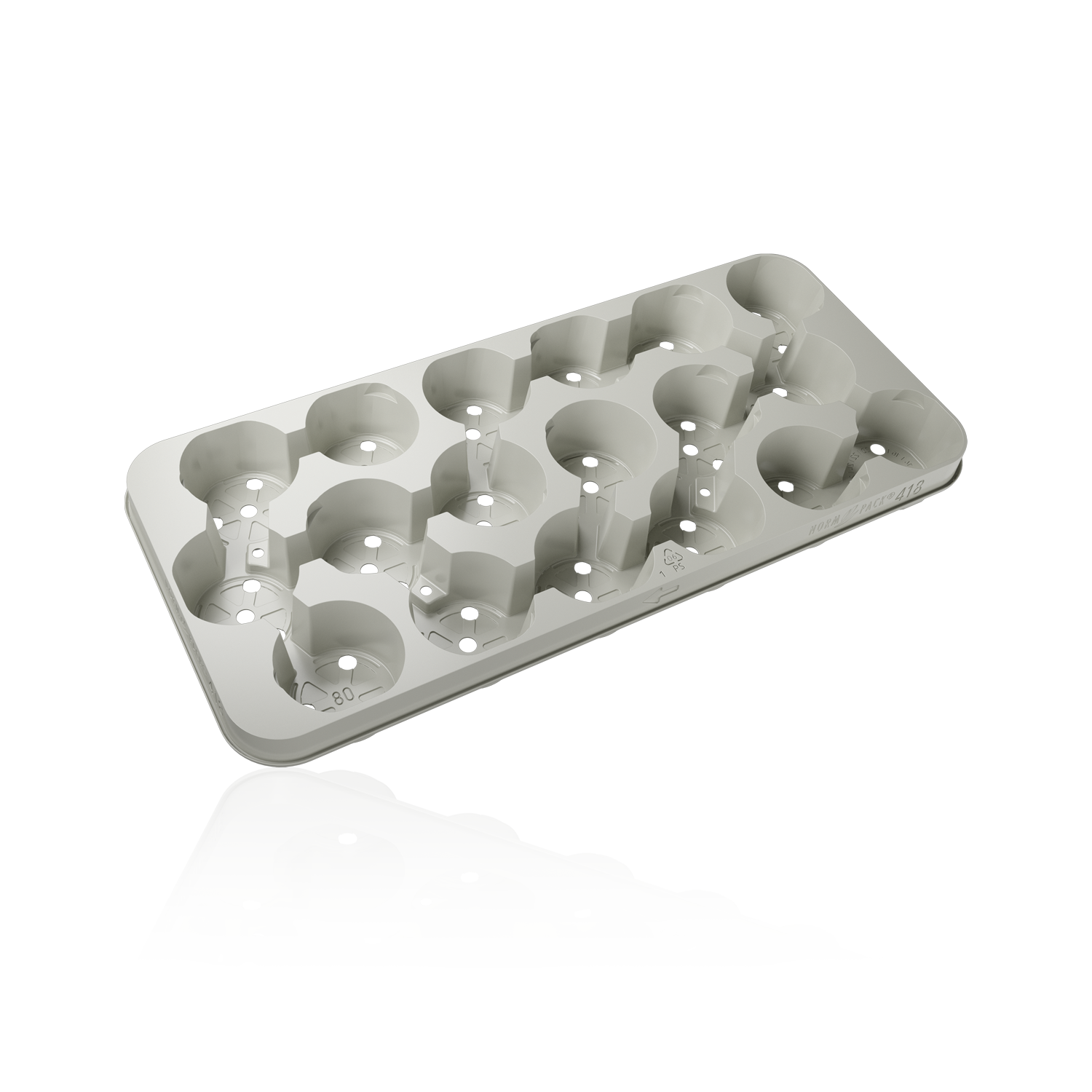 Normpack 418 D PCR Recyclable naturalgrey 11306640704