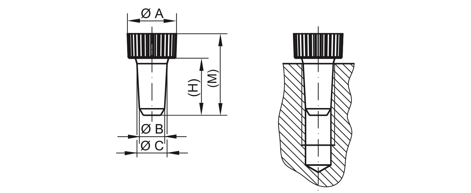 Drawing insertion elements - GPN 550